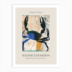 Crab 2 Matisse Inspired Exposition Animals Poster Art Print