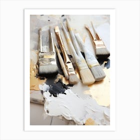 Brushes Art Print