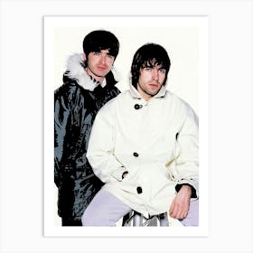 oasis brit pop band music 2 Art Print