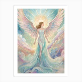 Angel In The Sky Art Print