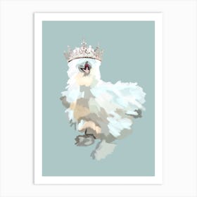 Royal Chicken Art Print