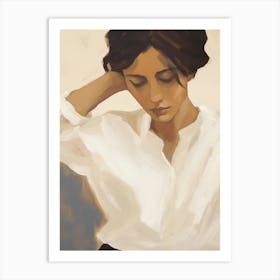 Portrait Of A Woman 1 Art Print