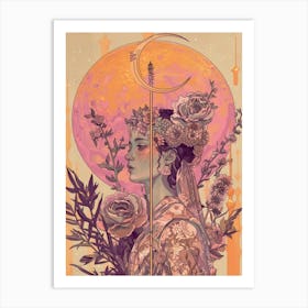 cosmic goddess 1 Art Print