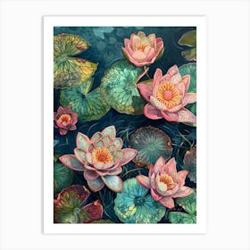 Water Lilies 9 Art Print