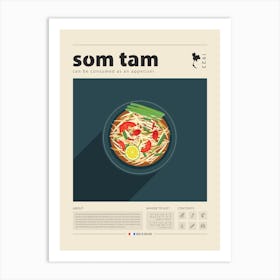 Som Tam Art Print