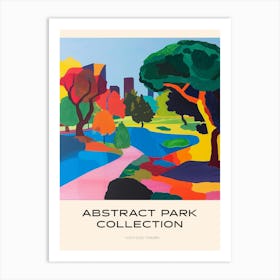 Abstract Park Collection Poster Yoyogi Park Tokyo 2 Art Print