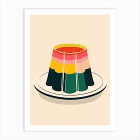 Jelly Minimalist Graphic Illustration Art Print