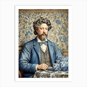 Man With A Cup Of Tea Art Print