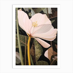 Flower Illustration Tulip 2 Art Print