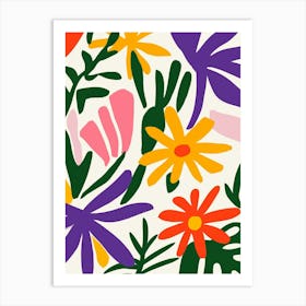 Floral Pattern 2 Art Print