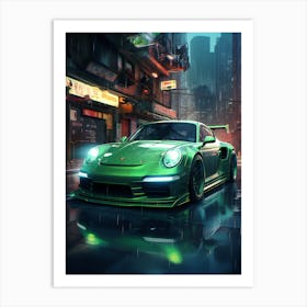 Porsche 911 Gts Art Print