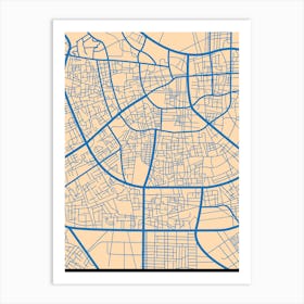 London City Map Art Print