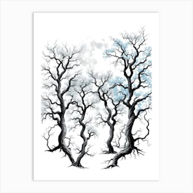 Winter Trees Art Print