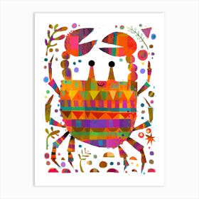 Happy Crab Art Print