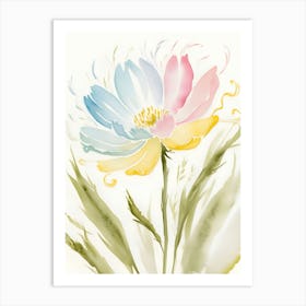 Watercolor Flower 2 Art Print