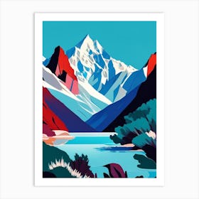 Los Glaciares National Park Argentina Pop Matisse Art Print