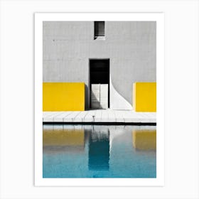 Yellow Blocks Art Print