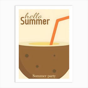 Hello Summer 5 Art Print