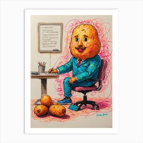 Potato Head Art Print