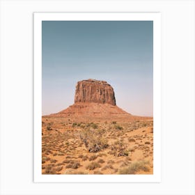 Monument Valley Scenery Art Print