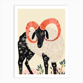 Majestic Ram Art Print