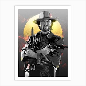 Josey Wales Clint Eastwood Art Print