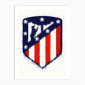 Atletico Madrid Art Print