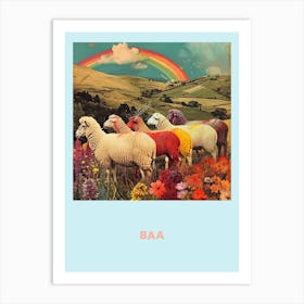 Sheep Baa Poster 4 Art Print