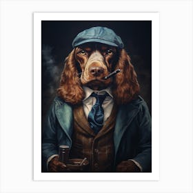 Gangster Dog Cocker Spaniel 2 Art Print