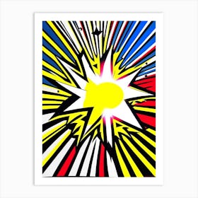 Star Formation Bright Comic Space Art Print