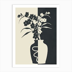 Botanical Contrast 3 Art Print