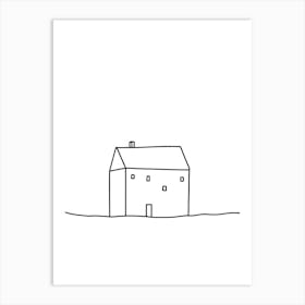 House In The Snow Poster