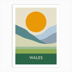 Wales Art Print