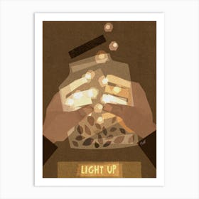 Light Up Art Print