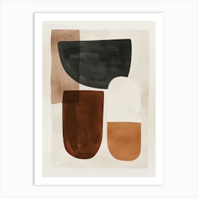 Nagoya Stone Park Bauhaus Minimalist Art Print