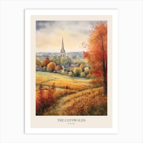 The Cotswolds England 1 Uk Trail Poster Art Print