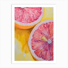 Grapefruits Art Print