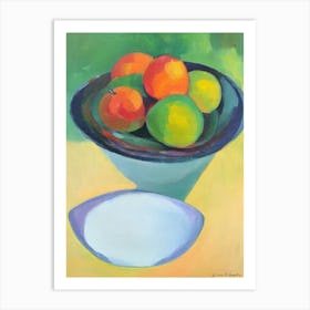 Jackfruit Bowl Of fruit Art Print