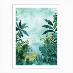 Tropical Background 2 Art Print