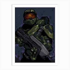 Halo Master Chief Art Print