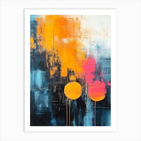 Abstract Grunge Art Print