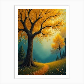 Autumn Tree Art Print