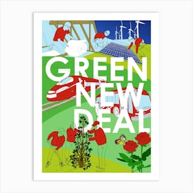 Green New Deal Art Print