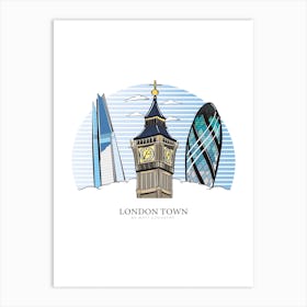 London Town Art Print