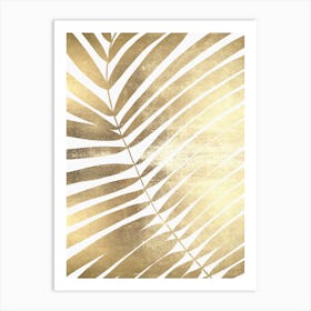 Golden leaves 3 Art Print