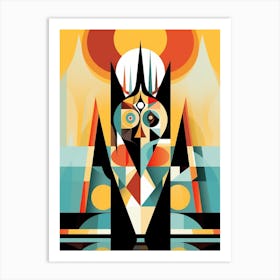 Fox Abstract Pop Art 2 Art Print