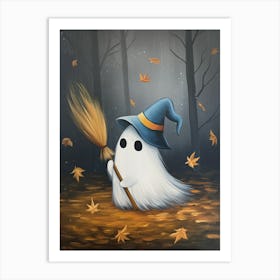 Ghost In The Woods 25 Art Print