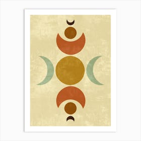 Moon Phases 1 Art Print