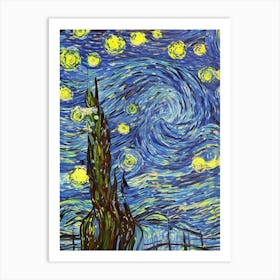 Starry Night 216 Art Print