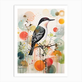 Bird Painting Collage Dipper 1 Art Print